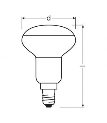Lámpara LED Star R50 46 3.5W 827 E14 - Eficiencia, Pack de 2 11613-25294