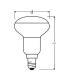 Star R50 46 3.5W 827 240V E14 36° 2er Pack 11613-25294