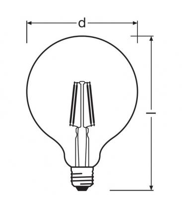 Classic Globe 60 LED - Lumière blanc chaud 11626-25345