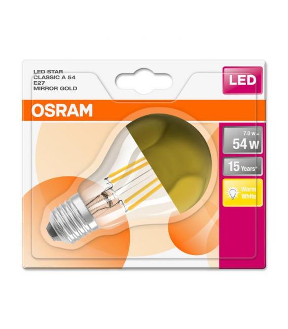 Lampada LED oro classico 7W 827 E27 - Illuminazione decorativa – Foto