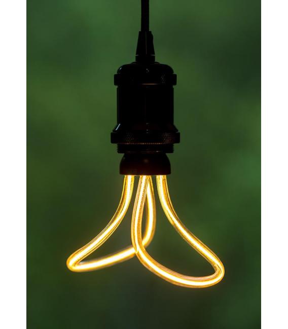 Portalampada decorativo retro Alu E27 nero – Foto
