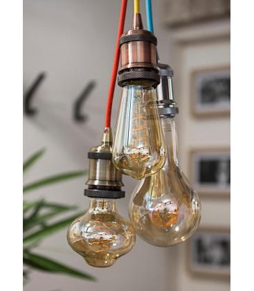 Retro Alu E27 Chrome Decorative Lampholder 11695-25721