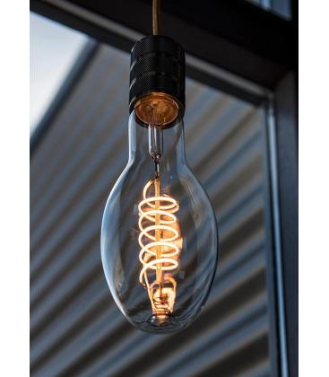 Antike Bronze Dekorative Lampenfassung Gitter E27 11698-25732