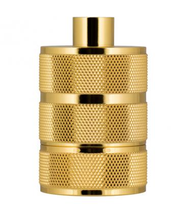 Gold Alu Grid E27 Decorative Lampholder Unique 11699-25738