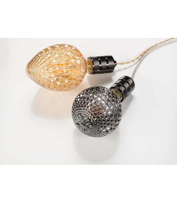 Decorative Alu Grid E27 Black Lampholder – photo