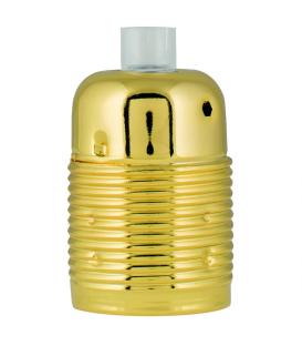 Decorative Lampholder metal E27 gold