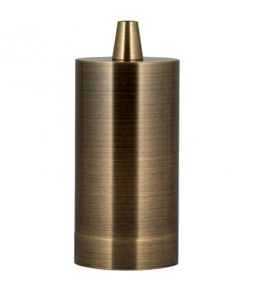 Portalampada decorativo in bronzo antico E27 Alu lungo 11709-25775