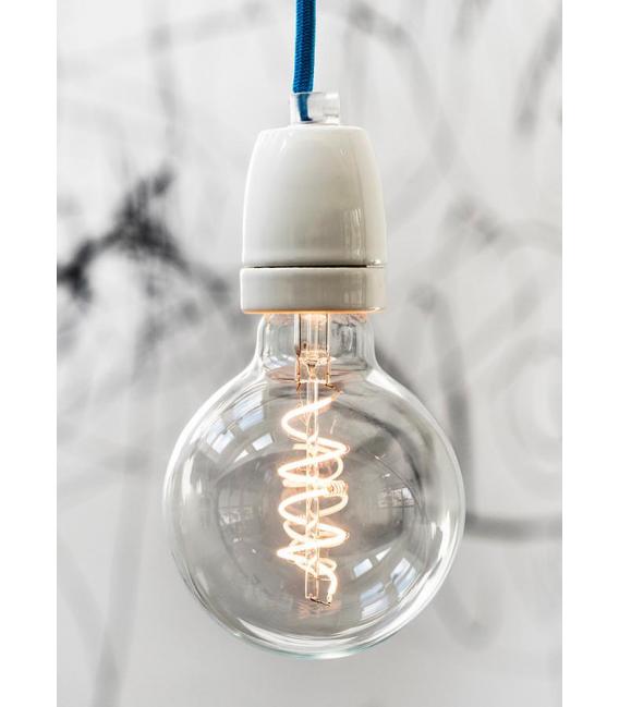 Portalampada decorativo in porcellana E27 bianco – Foto