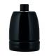 Decorative Lampholder porcelain E27 black 11713-25798