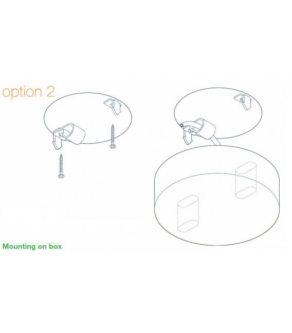 Ceiling Smart Cup PP Small Mat Grey - Rosettes & Cups – photo