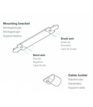 Ceiling Smart Cup PP Medium in Mattschwarz - Rosetten & Cups 11729-25959