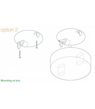 Ceiling Smart Cup PP Medium Mat Grey - Rosetones y Copas 11730-25965
