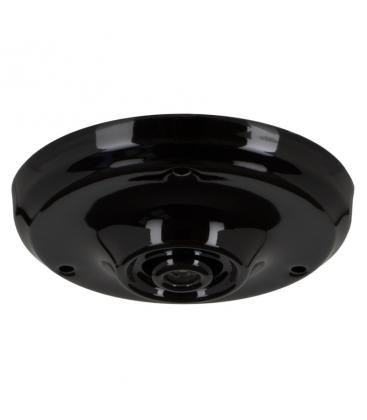 Coppa da soffitto in porcellana nera Rosoni e coppe eleganti 11741-25990