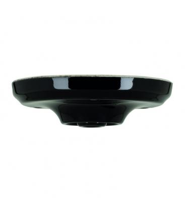 Copa de techo de porcelana negra - Elegant Rosettes & Cups 11741-25992
