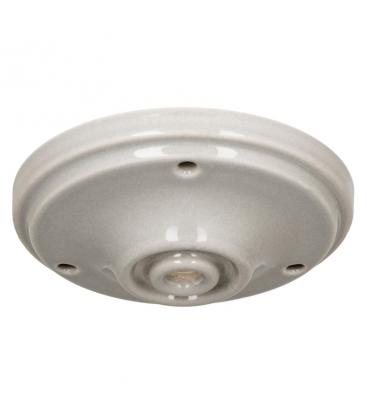 Tazza da soffitto in porcellana grigia Rosoni e tazze eleganti 11742-25993