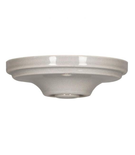Porcelain Grey Ceiling Cup - Elegant Rosettes & Cups – photo