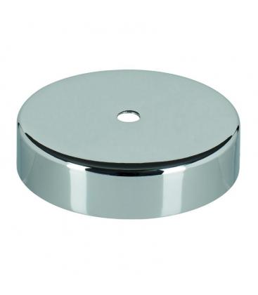 Verchromter Metall-Deckenbecher mit transparentem Kordelgriff - Deckenrosetten & -becher 11745-26001