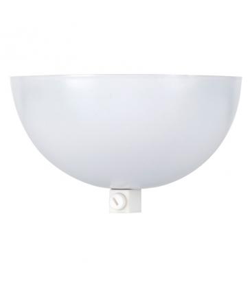 White Ceiling Cup Bowl with Cord Grip Rosettes Cups 11749-26008