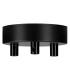 Ceiling Cup metal black multi cord 3 11752-26011