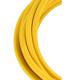 Cable textil decorativo 2C amarillo 3m 11765-26050