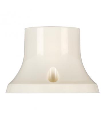 E27 TP Luminaire Lampholder Straight White, Surface Mounted 11767-26057