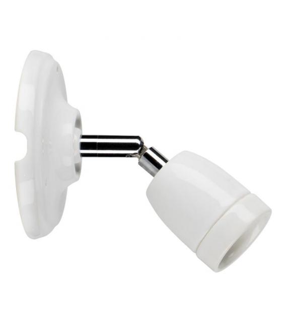 Adjustable White Porcelain E27 Luminaire Lampholder - Light Fixtures – photo
