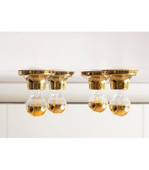 Elevate il vostro spazio con l'apparecchio Porcelain Gold – Foto