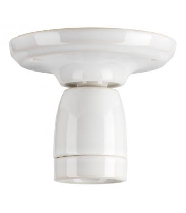 E27 Porcelain Luminaire Lampholder White Finish 11816-26173