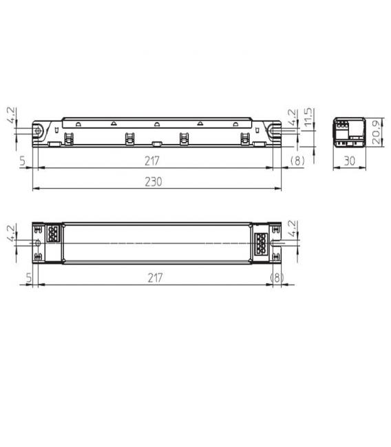 ELXc 135.220 Electronic Ballast for 35W T5 – photo