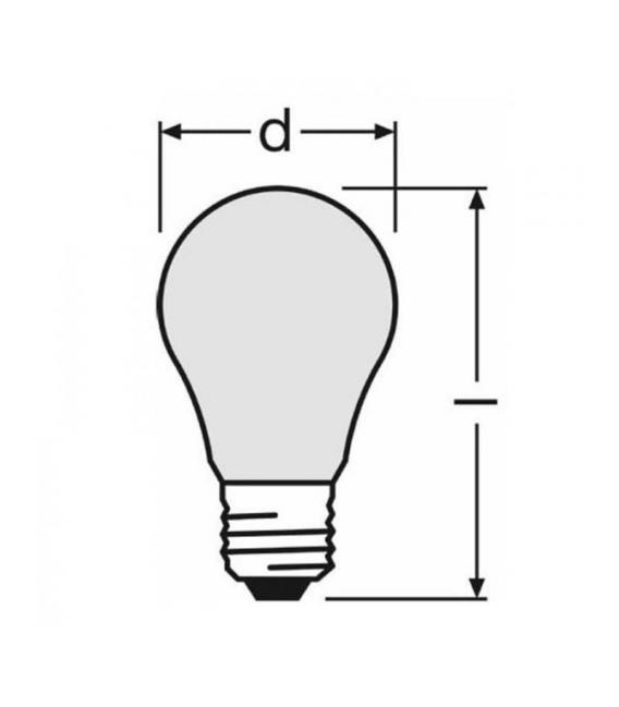 Lampadina E27 classica trasparente da 24 V, 60 W - Illumina il tuo spazio – Foto