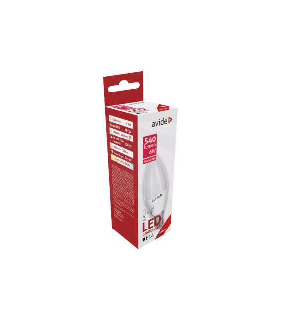 Lampada LED classica a candela 6W bianco caldo E14 - Illumina il tuo spazio – Foto