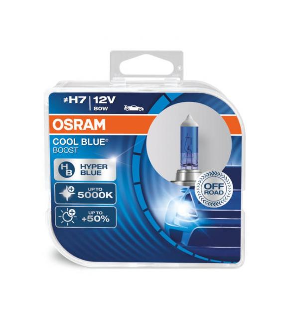 Lampadina auto H7 73W 12V CBB Cool Blue Boost - Confezione doppia – Foto