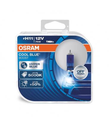 H11 75W 12V CBB Cool Blue Boost Bombilla Coche - Paquete Doble 11991-26716