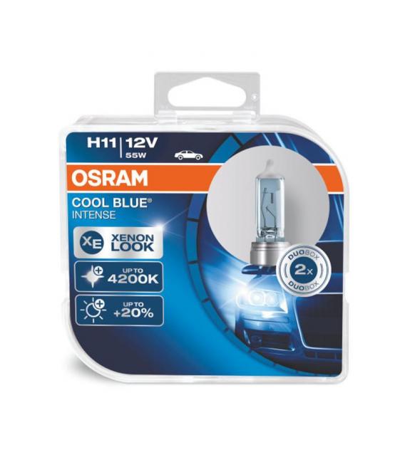 H11 55W 12V 64211 CBI Cool Blue Intense Autolampe - Doppelpack – foto