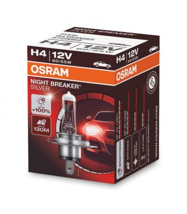 Ampoule voiture H4 60/55W 12V P43t Night Breaker Silver - Tuning 11997-26753