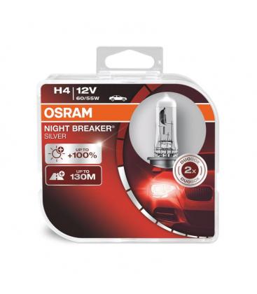 Autolampe H4 60/55W Night Breaker Silber - Doppelpack 11998-26755