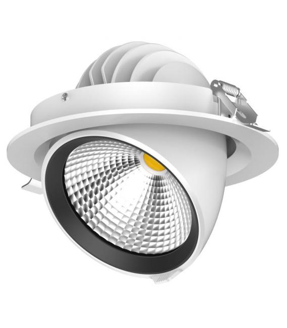 Downlight LED Scoop 20W 840 40D Kakovostna, varčna – fotografija