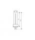 CFL Biax F7W 865 2P 12017-26811