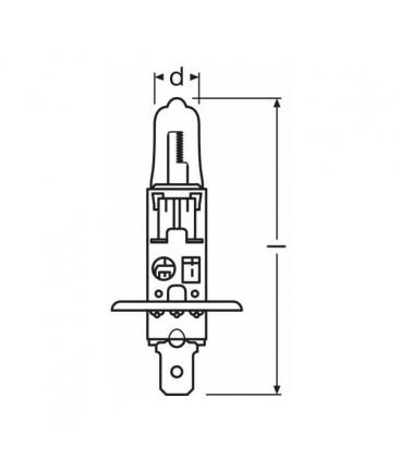 24V Truckstar PRO H1 70W 64155 P14.5s Glühlampe - Lkw-Lampen 1189-2795