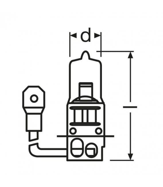 Truckstar PRO 24V H3 70W PK22s Bombilla - Truck Bulb – foto