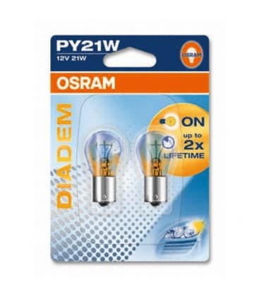 12V Diadem PY21W Car Bulb Double Pack Tuning 3199-3016