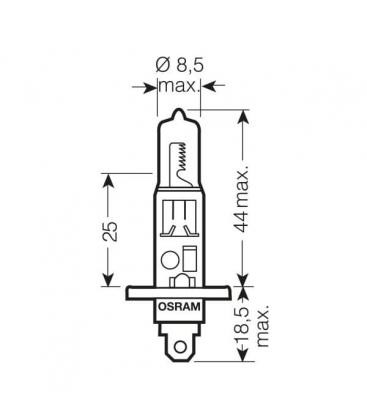 H1 55W 12V 64150 CBI Cool Blue Intense Car Bulb 3206-3026