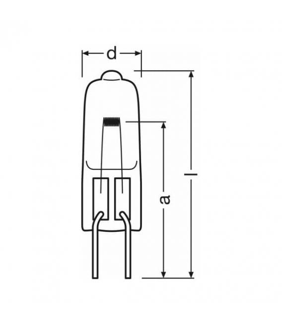 Bombilla HLX 64261 30W 12V G6.35 - Uso Médico y Quirúrgico – foto
