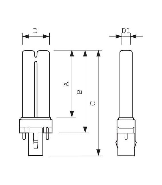 Acheter Lampe PL-S 11W 10 UV-A 2P G23 - Premium Actinic – Photo