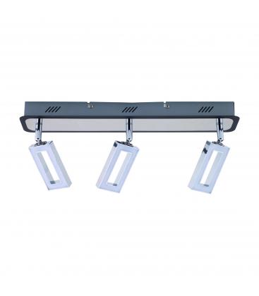 KENT 3L Luminaire LED chromé 3x6W lumière blanc chaud 12112-32093