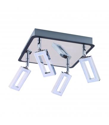 KENT 4D Chrome LED Luminaire 4x6W WW 12113-32094