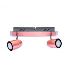 LED RUDA 2L 2x6W WW cobre/cromo