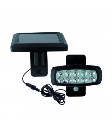 Foco LED solar con sensor de movimiento SOLARO 2W CW 12162-32142