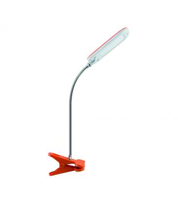 Lampada da tavolo a LED DORI Arancione giocoso, clip 12179-32159