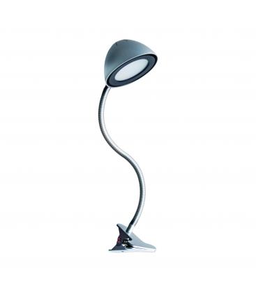 RONI Flex Clip-On Silver LED Lamp Illuminate Your Desk 12189-32168